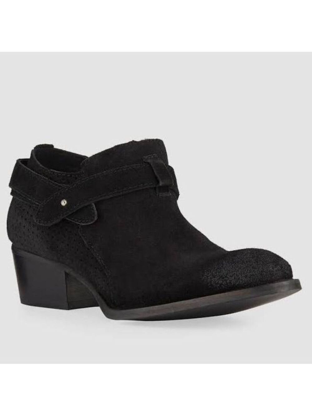 Women’s Charles David Yesenia Black Suede Ankle Booties 5.5 US!
